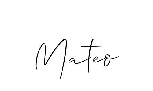 Mateo stylish signature style. Best Handwritten Sign (Allison_Script) for my name. Handwritten Signature Collection Ideas for my name Mateo. Mateo signature style 2 images and pictures png