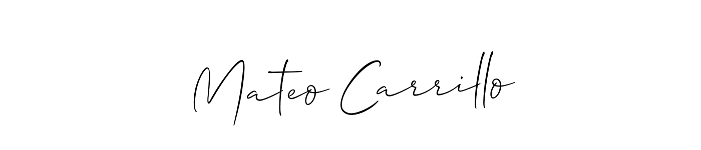 Once you've used our free online signature maker to create your best signature Allison_Script style, it's time to enjoy all of the benefits that Mateo Carrillo name signing documents. Mateo Carrillo signature style 2 images and pictures png