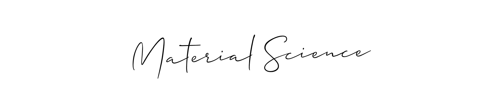 See photos of Material Science official signature by Spectra . Check more albums & portfolios. Read reviews & check more about Allison_Script font. Material Science signature style 2 images and pictures png