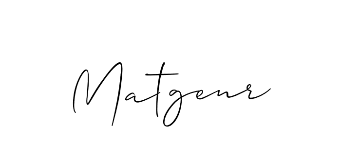 Make a beautiful signature design for name Matgenr. Use this online signature maker to create a handwritten signature for free. Matgenr signature style 2 images and pictures png