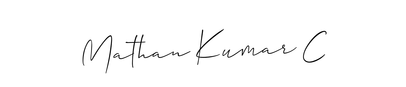 Check out images of Autograph of Mathan Kumar C name. Actor Mathan Kumar C Signature Style. Allison_Script is a professional sign style online. Mathan Kumar C signature style 2 images and pictures png