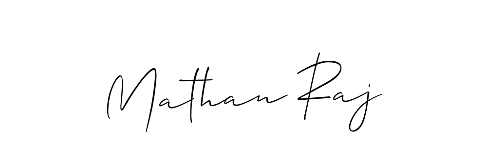 Also You can easily find your signature by using the search form. We will create Mathan Raj name handwritten signature images for you free of cost using Allison_Script sign style. Mathan Raj signature style 2 images and pictures png