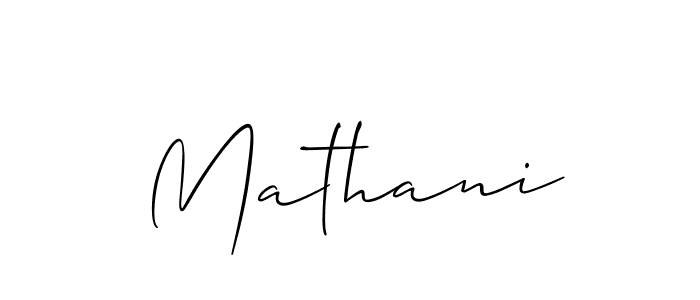 Similarly Allison_Script is the best handwritten signature design. Signature creator online .You can use it as an online autograph creator for name Mathani. Mathani signature style 2 images and pictures png