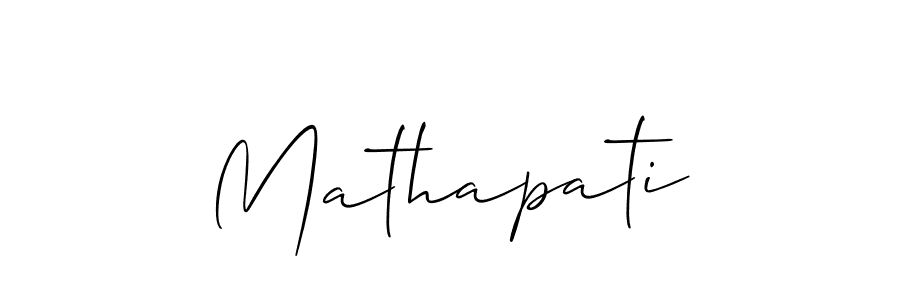 Mathapati stylish signature style. Best Handwritten Sign (Allison_Script) for my name. Handwritten Signature Collection Ideas for my name Mathapati. Mathapati signature style 2 images and pictures png