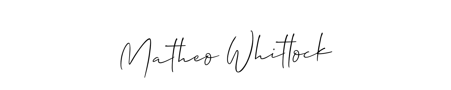 This is the best signature style for the Matheo Whitlock name. Also you like these signature font (Allison_Script). Mix name signature. Matheo Whitlock signature style 2 images and pictures png