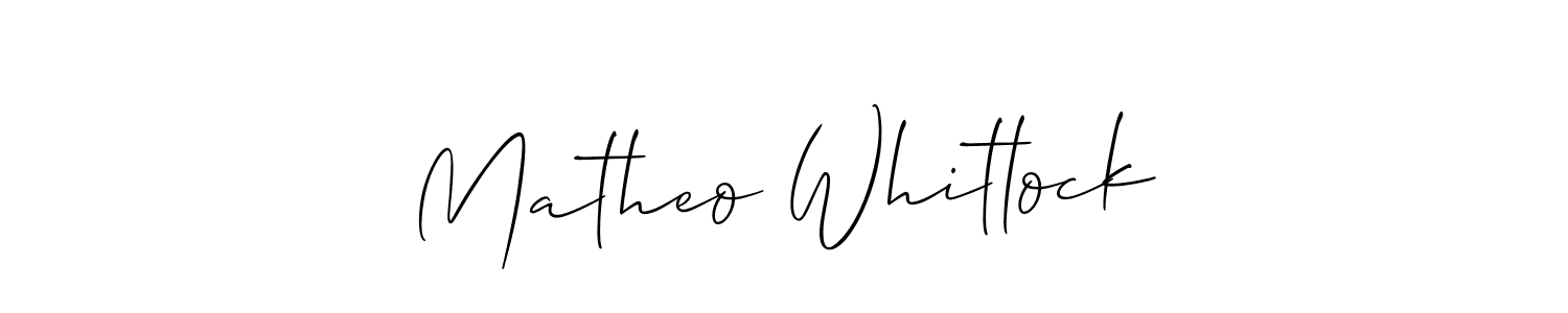 This is the best signature style for the Matheo Whitlock name. Also you like these signature font (Allison_Script). Mix name signature. Matheo Whitlock signature style 2 images and pictures png