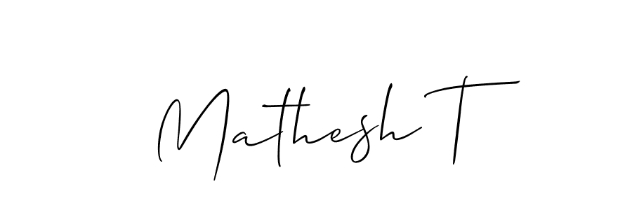 You can use this online signature creator to create a handwritten signature for the name Mathesh T. This is the best online autograph maker. Mathesh T signature style 2 images and pictures png