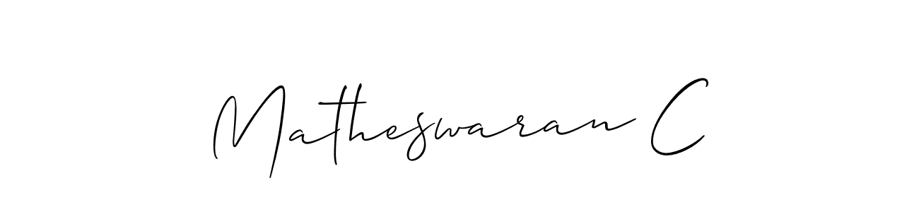 You can use this online signature creator to create a handwritten signature for the name Matheswaran C. This is the best online autograph maker. Matheswaran C signature style 2 images and pictures png