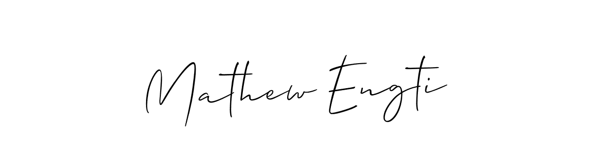 Also You can easily find your signature by using the search form. We will create Mathew Engti name handwritten signature images for you free of cost using Allison_Script sign style. Mathew Engti signature style 2 images and pictures png
