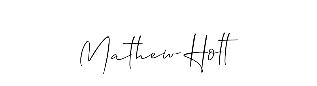Also You can easily find your signature by using the search form. We will create Mathew Holt name handwritten signature images for you free of cost using Allison_Script sign style. Mathew Holt signature style 2 images and pictures png