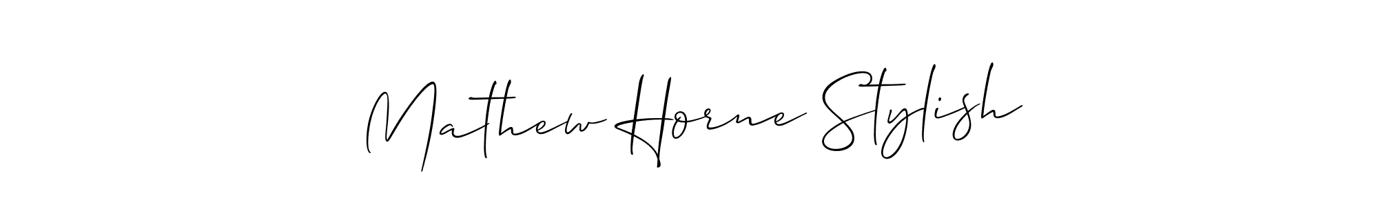 Here are the top 10 professional signature styles for the name Mathew Horne Stylish. These are the best autograph styles you can use for your name. Mathew Horne Stylish signature style 2 images and pictures png
