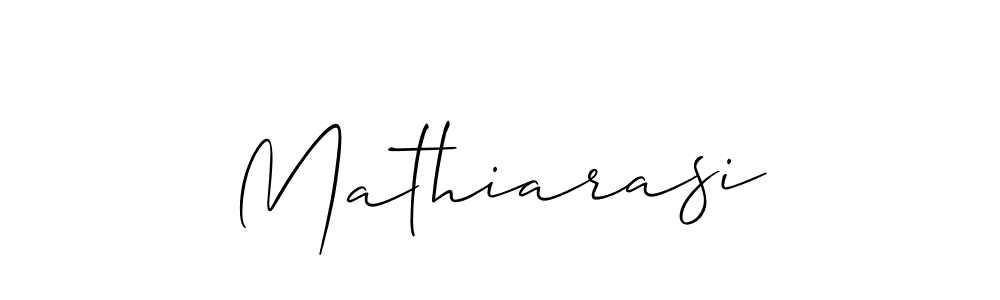 Also we have Mathiarasi name is the best signature style. Create professional handwritten signature collection using Allison_Script autograph style. Mathiarasi signature style 2 images and pictures png