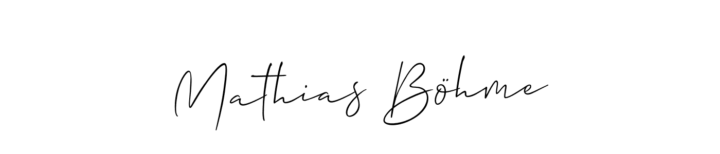 See photos of Mathias Böhme official signature by Spectra . Check more albums & portfolios. Read reviews & check more about Allison_Script font. Mathias Böhme signature style 2 images and pictures png