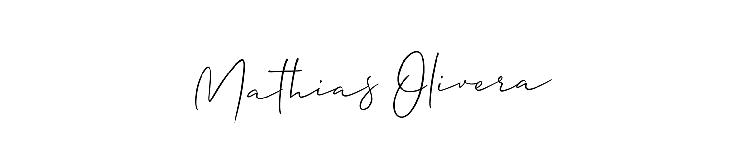 Make a beautiful signature design for name Mathias Olivera. Use this online signature maker to create a handwritten signature for free. Mathias Olivera signature style 2 images and pictures png