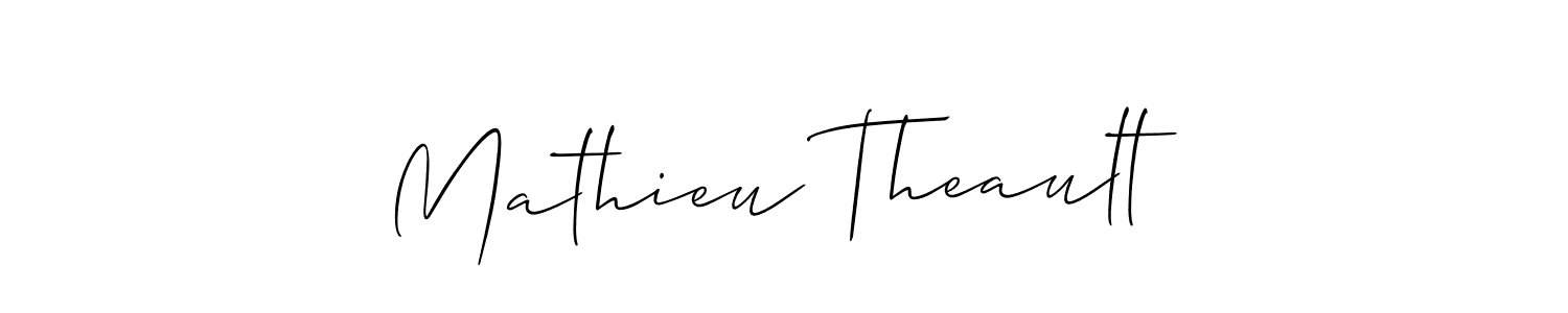 Allison_Script is a professional signature style that is perfect for those who want to add a touch of class to their signature. It is also a great choice for those who want to make their signature more unique. Get Mathieu Theault name to fancy signature for free. Mathieu Theault signature style 2 images and pictures png