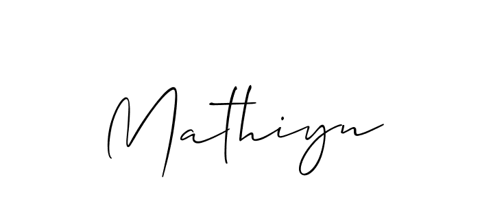 You should practise on your own different ways (Allison_Script) to write your name (Mathiyn) in signature. don't let someone else do it for you. Mathiyn signature style 2 images and pictures png