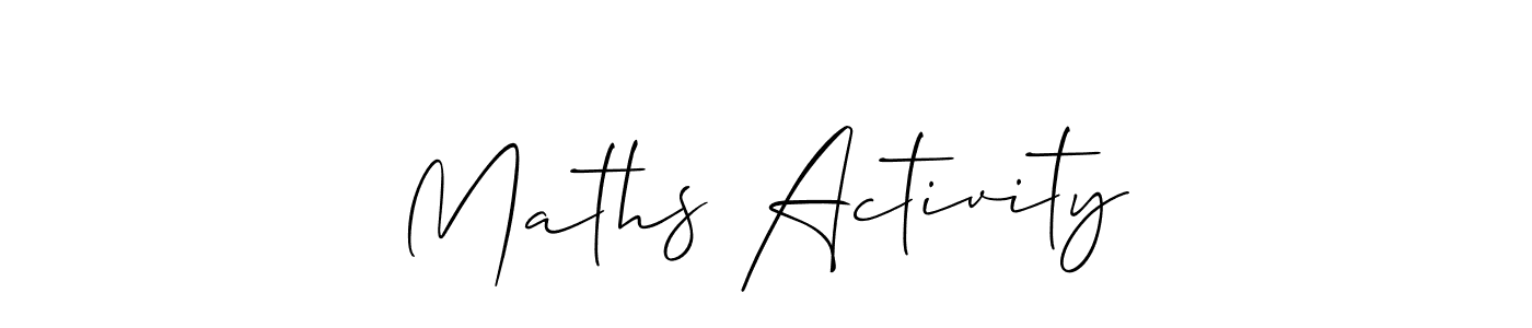 Once you've used our free online signature maker to create your best signature Allison_Script style, it's time to enjoy all of the benefits that Maths Activity name signing documents. Maths Activity signature style 2 images and pictures png