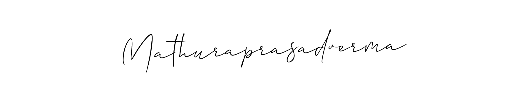 Make a beautiful signature design for name Mathuraprasadverma. Use this online signature maker to create a handwritten signature for free. Mathuraprasadverma signature style 2 images and pictures png