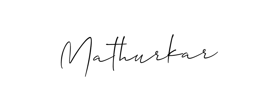 Best and Professional Signature Style for Mathurkar. Allison_Script Best Signature Style Collection. Mathurkar signature style 2 images and pictures png