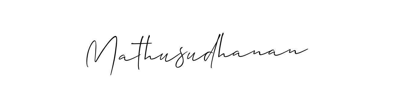 Make a beautiful signature design for name Mathusudhanan. Use this online signature maker to create a handwritten signature for free. Mathusudhanan signature style 2 images and pictures png