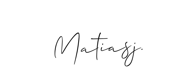 Similarly Allison_Script is the best handwritten signature design. Signature creator online .You can use it as an online autograph creator for name Matiasj.. Matiasj. signature style 2 images and pictures png