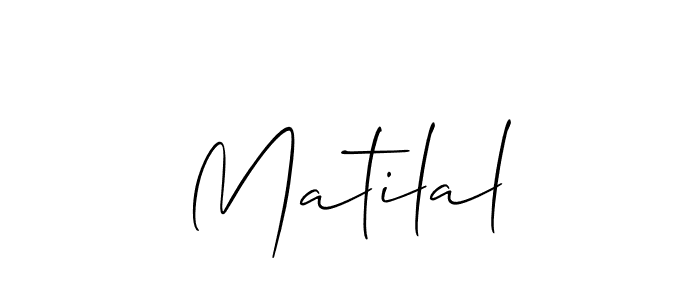 if you are searching for the best signature style for your name Matilal. so please give up your signature search. here we have designed multiple signature styles  using Allison_Script. Matilal signature style 2 images and pictures png