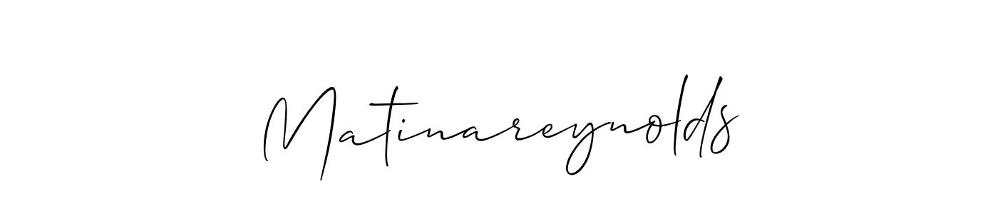 Also You can easily find your signature by using the search form. We will create Matinareynolds name handwritten signature images for you free of cost using Allison_Script sign style. Matinareynolds signature style 2 images and pictures png
