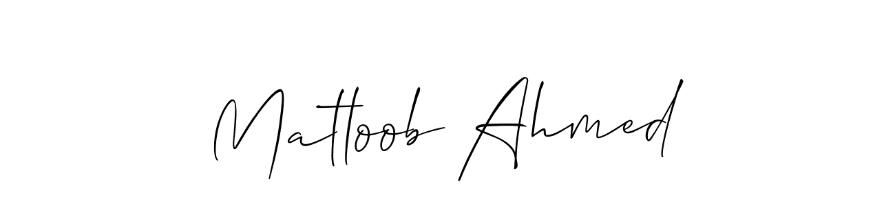 This is the best signature style for the Matloob Ahmed name. Also you like these signature font (Allison_Script). Mix name signature. Matloob Ahmed signature style 2 images and pictures png