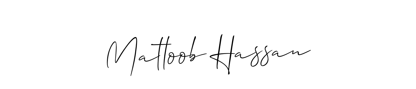 Make a short Matloob Hassan signature style. Manage your documents anywhere anytime using Allison_Script. Create and add eSignatures, submit forms, share and send files easily. Matloob Hassan signature style 2 images and pictures png