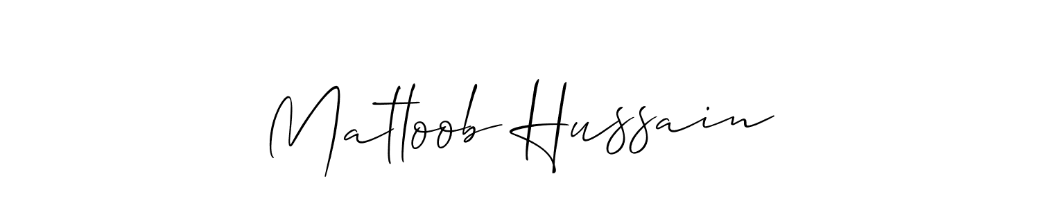 How to Draw Matloob Hussain signature style? Allison_Script is a latest design signature styles for name Matloob Hussain. Matloob Hussain signature style 2 images and pictures png