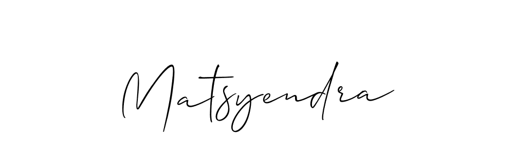 if you are searching for the best signature style for your name Matsyendra. so please give up your signature search. here we have designed multiple signature styles  using Allison_Script. Matsyendra signature style 2 images and pictures png