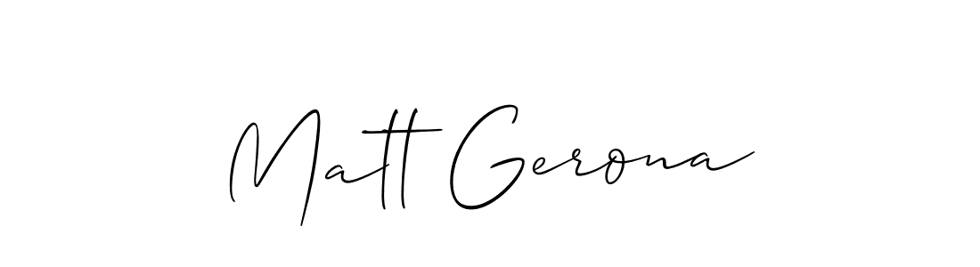 Check out images of Autograph of Matt Gerona name. Actor Matt Gerona Signature Style. Allison_Script is a professional sign style online. Matt Gerona signature style 2 images and pictures png