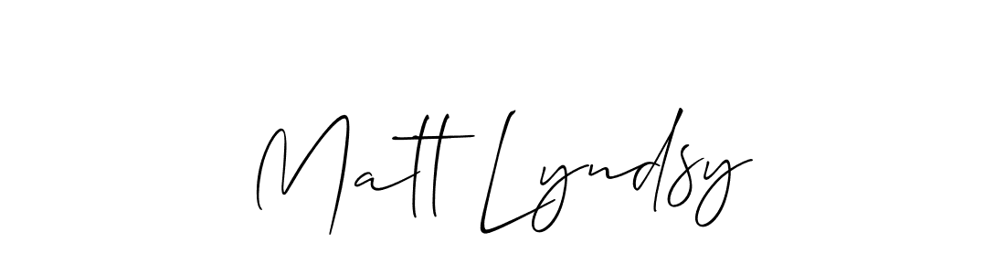 Make a beautiful signature design for name Matt Lyndsy. Use this online signature maker to create a handwritten signature for free. Matt Lyndsy signature style 2 images and pictures png