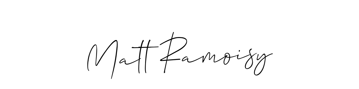 Make a beautiful signature design for name Matt Ramoisy. Use this online signature maker to create a handwritten signature for free. Matt Ramoisy signature style 2 images and pictures png