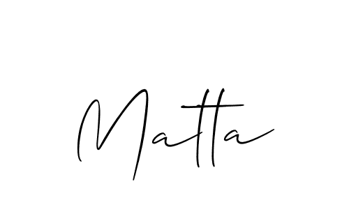 Check out images of Autograph of Matta name. Actor Matta Signature Style. Allison_Script is a professional sign style online. Matta signature style 2 images and pictures png
