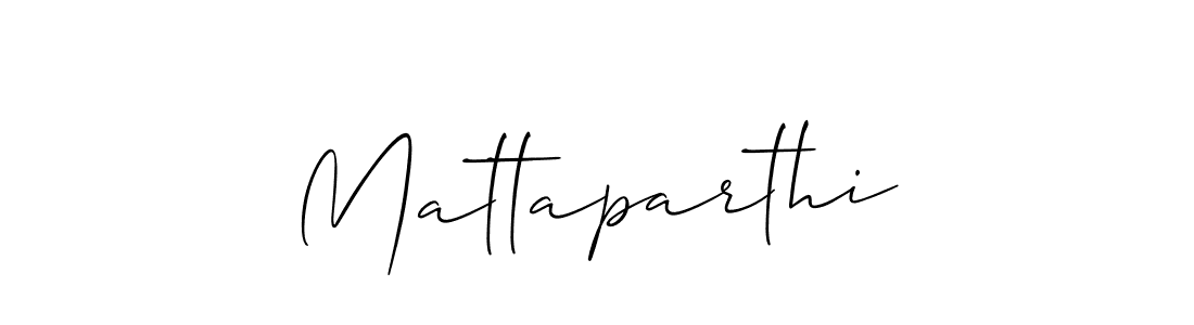 Also we have Mattaparthi name is the best signature style. Create professional handwritten signature collection using Allison_Script autograph style. Mattaparthi signature style 2 images and pictures png