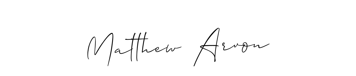 if you are searching for the best signature style for your name Matthew  Arvon. so please give up your signature search. here we have designed multiple signature styles  using Allison_Script. Matthew  Arvon signature style 2 images and pictures png