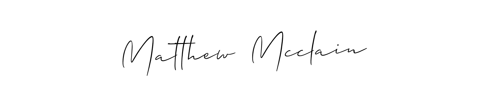 Best and Professional Signature Style for Matthew  Mcclain. Allison_Script Best Signature Style Collection. Matthew  Mcclain signature style 2 images and pictures png