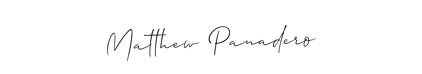 Design your own signature with our free online signature maker. With this signature software, you can create a handwritten (Allison_Script) signature for name Matthew  Panadero. Matthew  Panadero signature style 2 images and pictures png