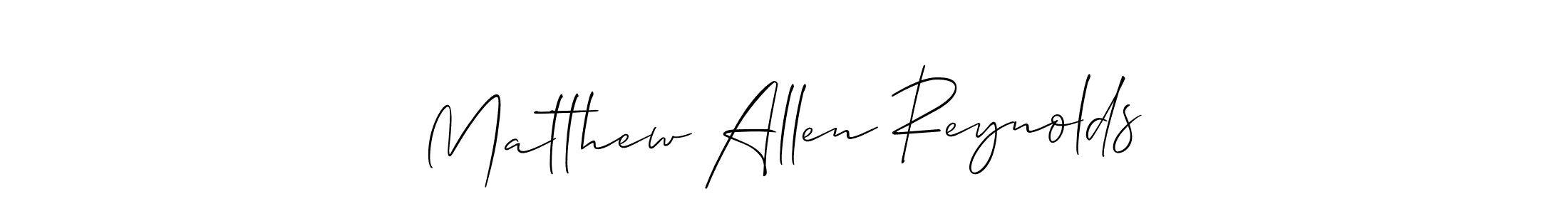 Matthew Allen Reynolds stylish signature style. Best Handwritten Sign (Allison_Script) for my name. Handwritten Signature Collection Ideas for my name Matthew Allen Reynolds. Matthew Allen Reynolds signature style 2 images and pictures png