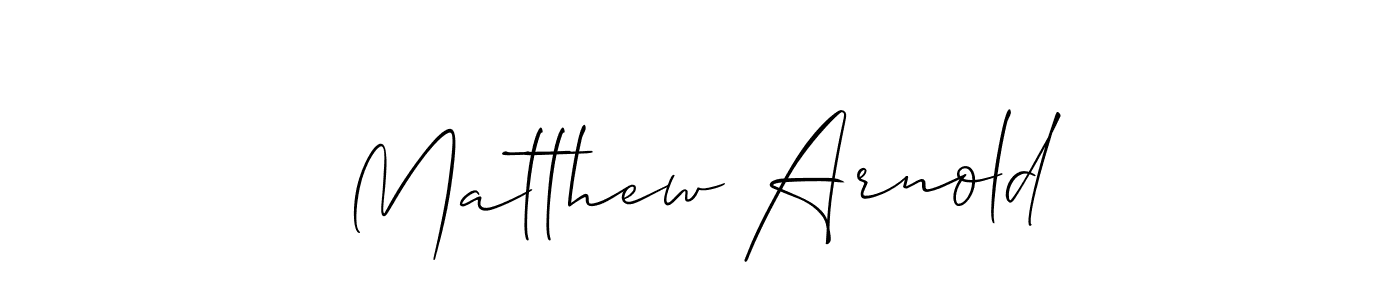 Also we have Matthew Arnold name is the best signature style. Create professional handwritten signature collection using Allison_Script autograph style. Matthew Arnold signature style 2 images and pictures png