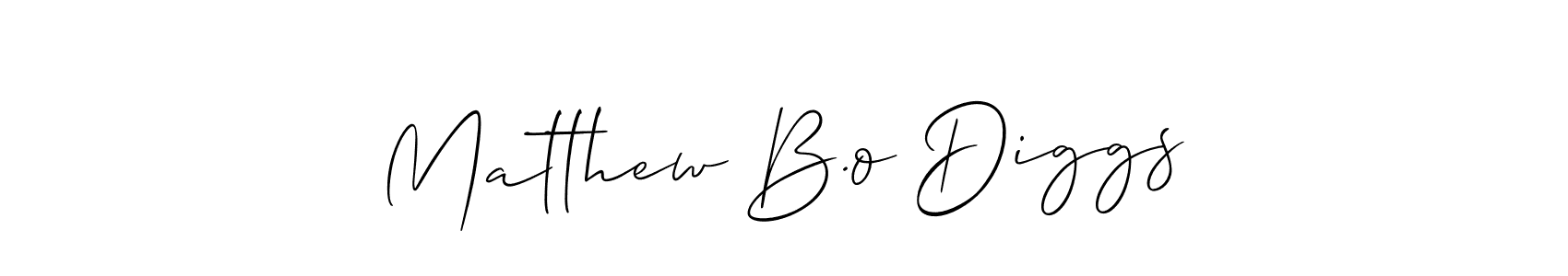 It looks lik you need a new signature style for name Matthew B.o Diggs. Design unique handwritten (Allison_Script) signature with our free signature maker in just a few clicks. Matthew B.o Diggs signature style 2 images and pictures png
