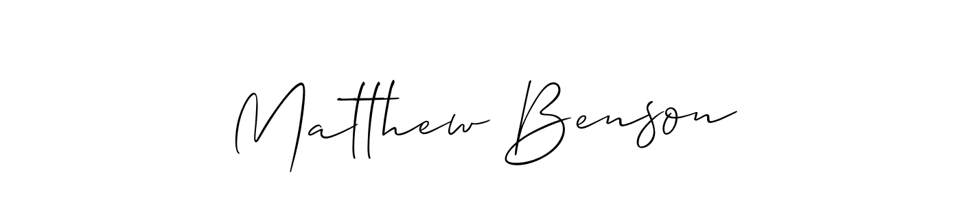 Once you've used our free online signature maker to create your best signature Allison_Script style, it's time to enjoy all of the benefits that Matthew Benson name signing documents. Matthew Benson signature style 2 images and pictures png