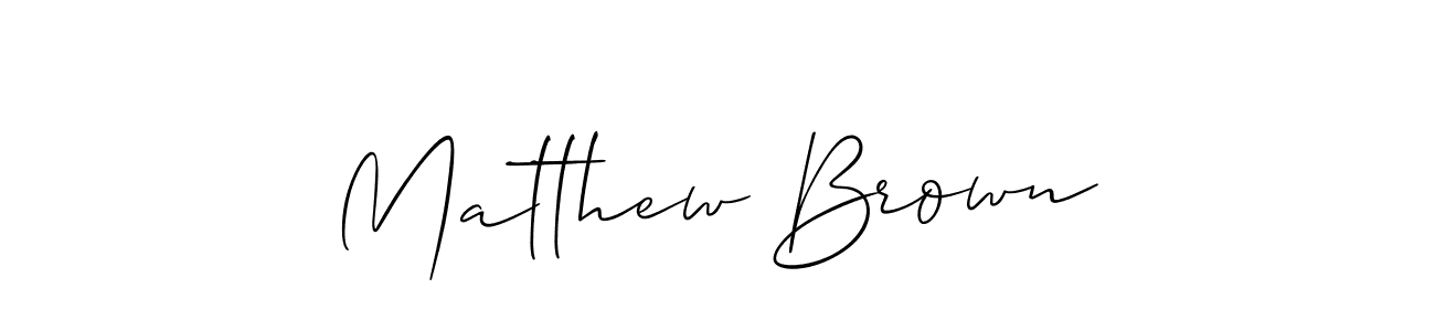 The best way (Allison_Script) to make a short signature is to pick only two or three words in your name. The name Matthew Brown include a total of six letters. For converting this name. Matthew Brown signature style 2 images and pictures png