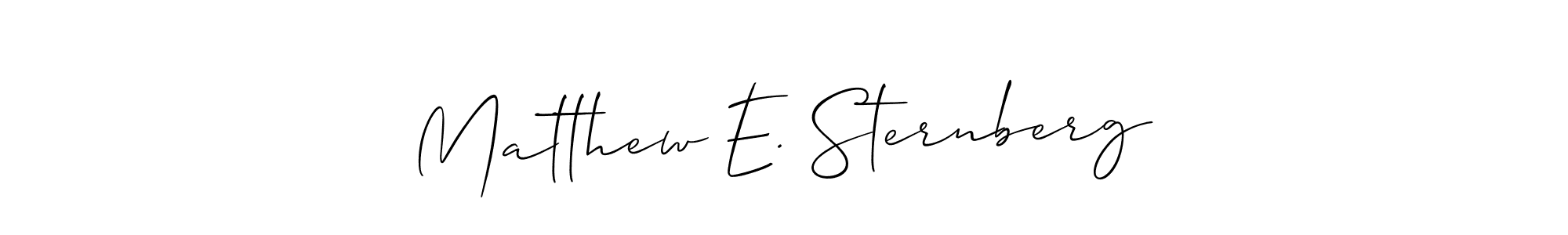 Similarly Allison_Script is the best handwritten signature design. Signature creator online .You can use it as an online autograph creator for name Matthew E. Sternberg. Matthew E. Sternberg signature style 2 images and pictures png