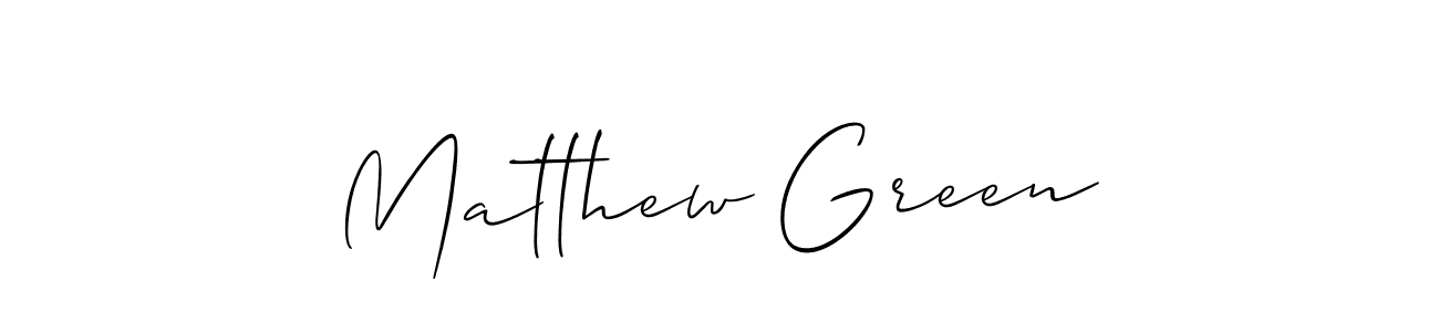 It looks lik you need a new signature style for name Matthew Green. Design unique handwritten (Allison_Script) signature with our free signature maker in just a few clicks. Matthew Green signature style 2 images and pictures png