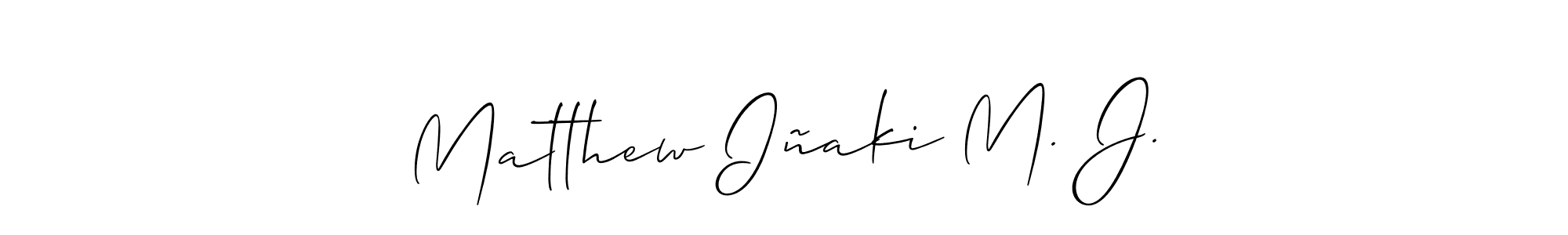 You can use this online signature creator to create a handwritten signature for the name Matthew Iñaki M. J.. This is the best online autograph maker. Matthew Iñaki M. J. signature style 2 images and pictures png