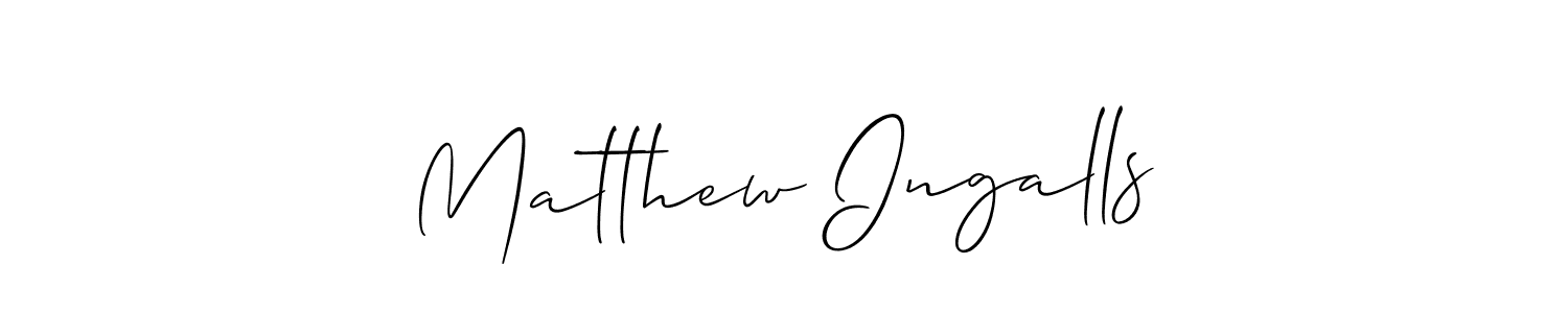 See photos of Matthew Ingalls official signature by Spectra . Check more albums & portfolios. Read reviews & check more about Allison_Script font. Matthew Ingalls signature style 2 images and pictures png