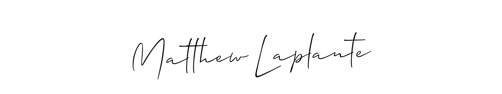 if you are searching for the best signature style for your name Matthew Laplante. so please give up your signature search. here we have designed multiple signature styles  using Allison_Script. Matthew Laplante signature style 2 images and pictures png