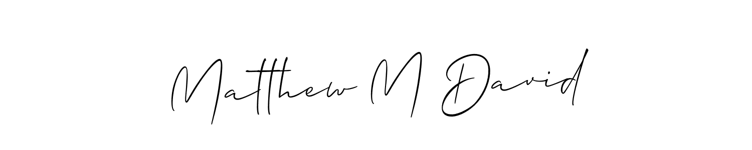 Also we have Matthew M David name is the best signature style. Create professional handwritten signature collection using Allison_Script autograph style. Matthew M David signature style 2 images and pictures png